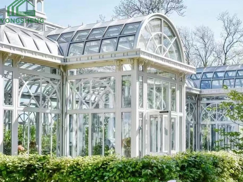 Yongsheng Victorian greenhouse, glass greenhouse, greenhouse wedding, large greenhouse